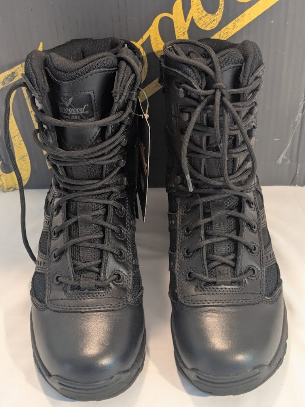 NEW 8" Thorogood Waterproof Side Zipper Uniform Boots 834-6219 MENS 5M